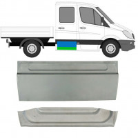 Reparatie plaatwerk achterste deuren  voor Mercedes Sprinter 2006- / Links = Rechts (symmetrisch) / Dubbele cabine / Set 10512