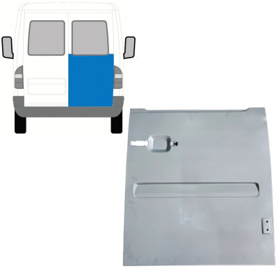 MERCEDES SPRINTER 1995-2006 REPARATIEPANEEL ACHTERDEUR PANEL HOOG / RECHTS