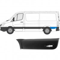 Zijlijst sierlijst achterste spatbord achter wiel voor Mercedes Sprinter 2006- / Links 7226