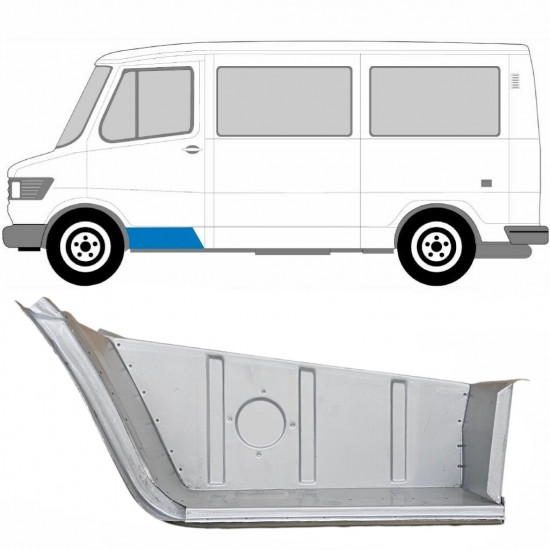 MERCEDES T1 1977-1996 VOORSTE BINNENSTE TRAP / LINKS