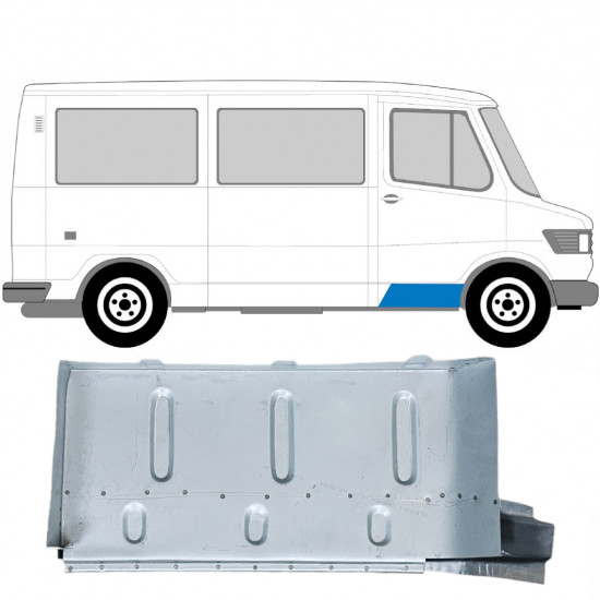 Reparatie voorste trap voor Mercedes T1 1977-1996 / Rechts 5244