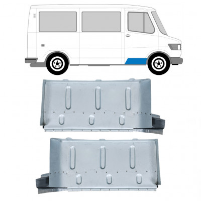 Reparatie voorste trap voor Mercedes T1 1977-1996 / Links + Rechts / Set 9569