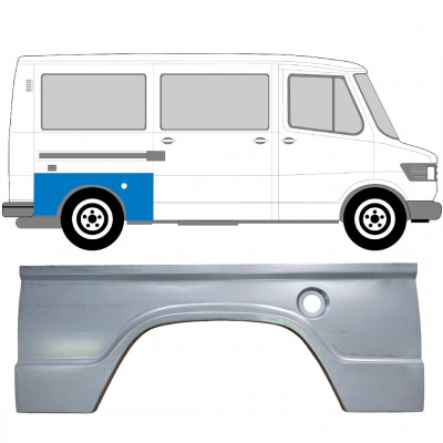 Reparatiepaneel achterspatbord voor Mercedes T1 1977-1996 / Rechts 5174