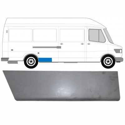 Reparatiepaneel achterste spatbord voorste deel voor Mercedes T1 1977-1996 / LWB / Rechts /  10155