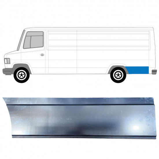 Reparatiepaneel achterspatbord voor Mercedes T2 1986-1996 / Links 8013