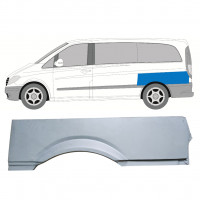 Reparatiepaneel achterspatbord voor Mercedes Vito 2003- / SWB / Links 8284