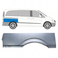 Reparatiepaneel achterspatbord voor Mercedes Vito 2003- / SWB / Rechts 8283