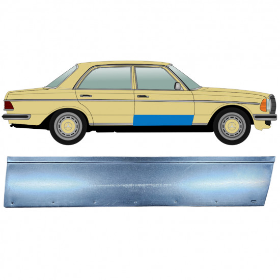 Reparatiepaneel voor deur voor Mercedes W123 1975-1985 / Rechts 6770