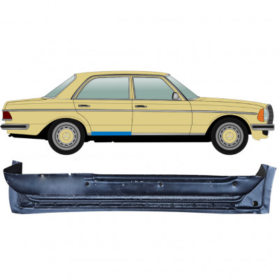 Binnen reparatiepaneel achterste deuren voor Mercedes W123 1975-1985 / Rechts 6776