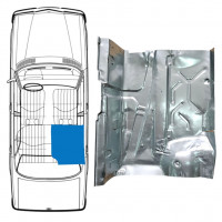 Reparatiepaneel achter vloer voor Mercedes W123 1975-1985 / Rechts 8305