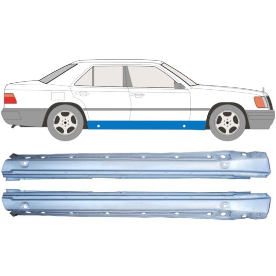 Volledige dorpel voor Mercedes E-Class W124 1984-1996 / Links + Rechts / Set 9294