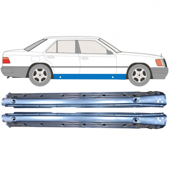 Reparatie dorpel voor Mercedes W124 1984-1996 / Links + Rechts / Set 10347