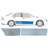 Reparatiepaneel voor + achter deuren voor Mercedes C-class 2000-2007 / Rechts / Set 10673