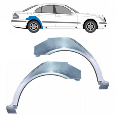 Reparatiepaneel achterspatbord voor Mercedes E-class 2002-2009 / Links + Rechts / Set 10644