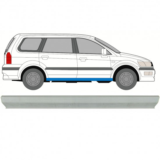 MITSUBISHI SPACE WAGON 1998-2004 DORPEL REPARATIEPANEL / LINKS = RECHTS