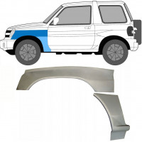 Reparatiepaneel voorspatbord voor Mitsubishi Pajero Pinin 1998- / Links / Set 10056