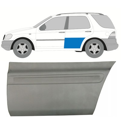 Reparatie plaatwerk achterste deuren voor Mercedes M-Class ML W163 1998-2005 / Links 16091