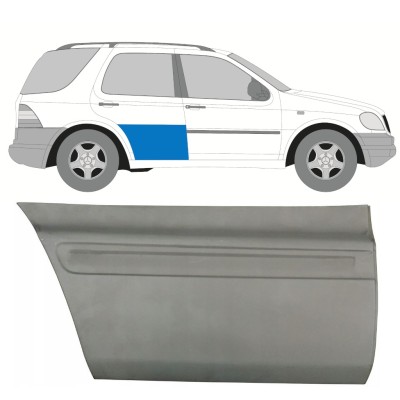 Reparatie plaatwerk achterste deuren voor Mercedes M-Class ML W163 1998-2005 / Rechts 16090
