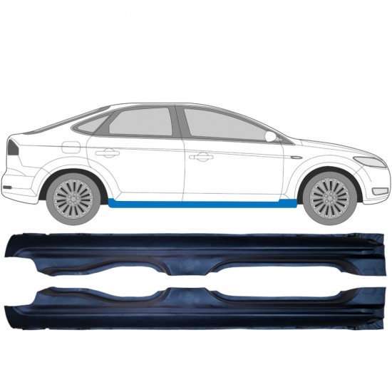 Volledige dorpel voor Ford Mondeo 2007-2014 / Links + Rechts / Set 9256