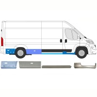 Reparatiepaneel set voor Opel Movano 2021-2026 / Rechts 16807