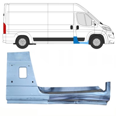 Reparatiepaneel stijl + reparatie dorpel voor Opel Movano 2021-2026 / Rechts 16471