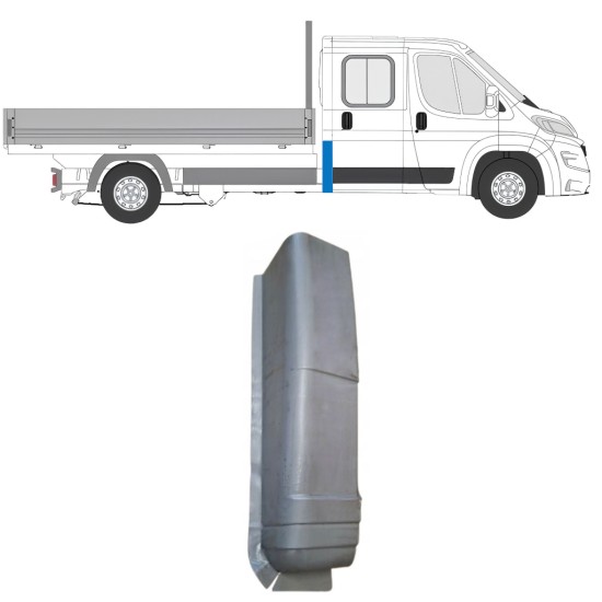 Reparatiepaneel achter hoek voor Opel Movano 2021-2026 / Rechts 16620