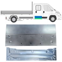 Binnen + buiten reparatiepaneel achter deur voor Opel Movano 2021-2026 / Links = Rechts (symmetrisch) / Set 16408