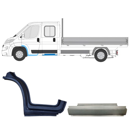 Reparatiepaneel set voor Opel Movano 2021-2026 / Links 16435