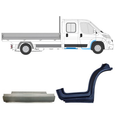 Reparatiepaneel set voor Opel Movano 2021-2026 / Rechts 16434