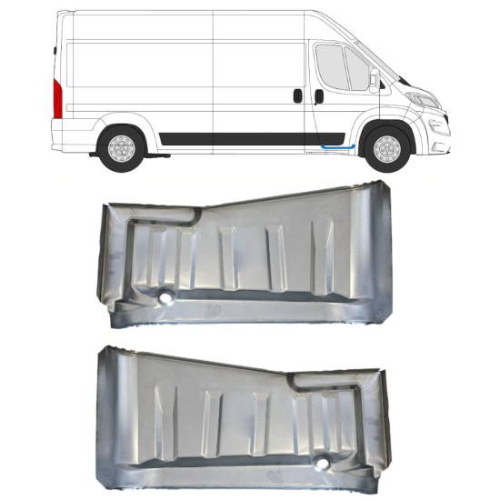 Instapplaat voor Opel Movano 2021-2026 / Links + Rechts 16455