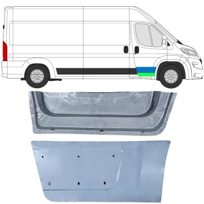 Binnen + buiten reparatiepaneel voor deur voor Opel Movano 2021-2026 / Rechts 16478