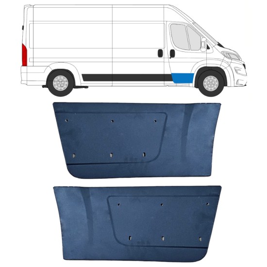 Reparatiepaneel voor deur voor Opel Movano 2021-2026 / Links + Rechts 16452