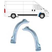 Reparatiepaneel voorste spatbord voor Opel Movano 2021-2026 / Links + Rechts 16400