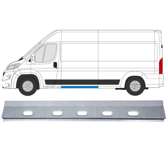 Binnenste reparatie dorpel voor Opel Movano 2021-2026 / Links = Rechts (symmetrisch) 16484
