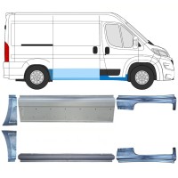 Reparatiepaneel set voor Opel Movano 2021-2026 / Links + Rechts 16536