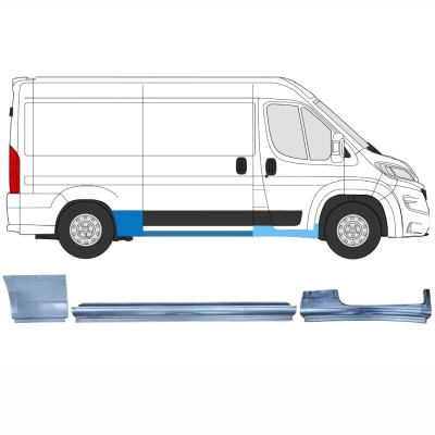 Reparatiepaneel set voor Opel Movano 2021-2026 / Rechts / 16526