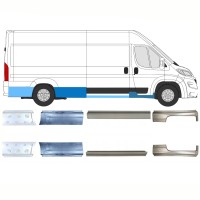 Reparatiepaneel set voor Opel Movano 2021-2026 / Links + Rechts 16465