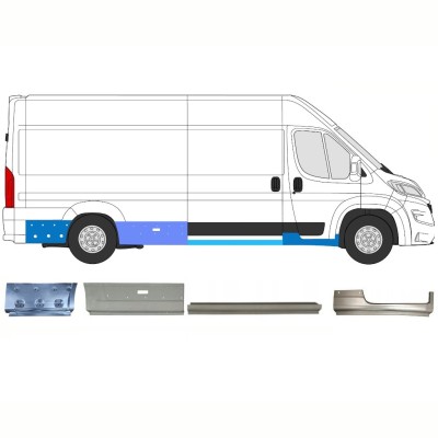 Reparatiepaneel set voor Opel Movano 2021-2026 / Rechts 16796