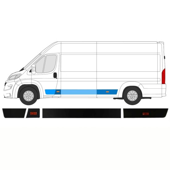 Sierlijsten set voor Opel Movano 2021-2026 / Links / 14425
