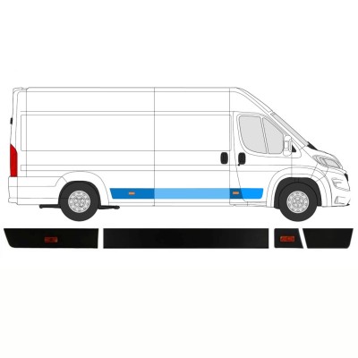 Sierlijsten set voor Opel Movano 2021-2026 / Rechts / 14422