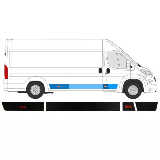Sierlijsten set voor Opel Movano 2021-2026 / Rechts / 14422