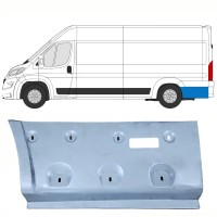 Reparatiepaneel achterspatbord voor Opel Movano 2021-2026 / Links 16494
