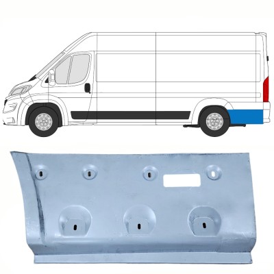 Reparatiepaneel achterspatbord voor Opel Movano 2021-2026 / Links 16494