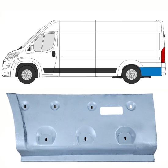 Reparatiepaneel achterspatbord voor Opel Movano 2021-2026 / Links 16494