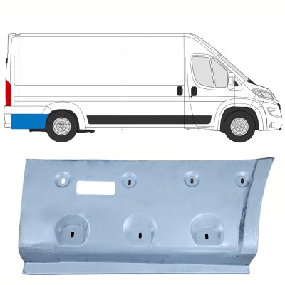 Reparatiepaneel achterspatbord voor Opel Movano 2021-2026 / Rechts 16487