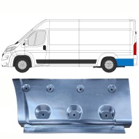 Reparatiepaneel achterspatbord voor Opel Movano 2021-2026 / Links 16531