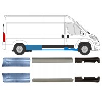 Reparatiepaneel set voor Opel Movano 2021-2026 / Links + Rechts 16464