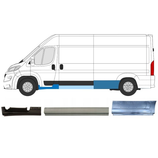 Reparatiepaneel set voor Opel Movano 2021-2026 / Links 16538