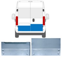 Reparatie plaatwerk achterste deuren voor Opel Movano 2021-2026 / Links + Rechts 16516