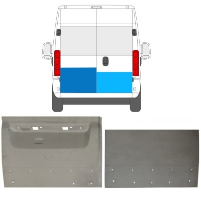 Reparatie plaatwerk achterste deuren voor Opel Movano 2021-2023 / Links + Rechts / Set 16727